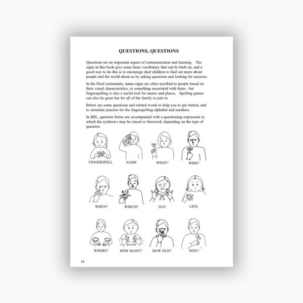 Questions In Bsl Let's Sign BSL - Family Topics - DeafBooks