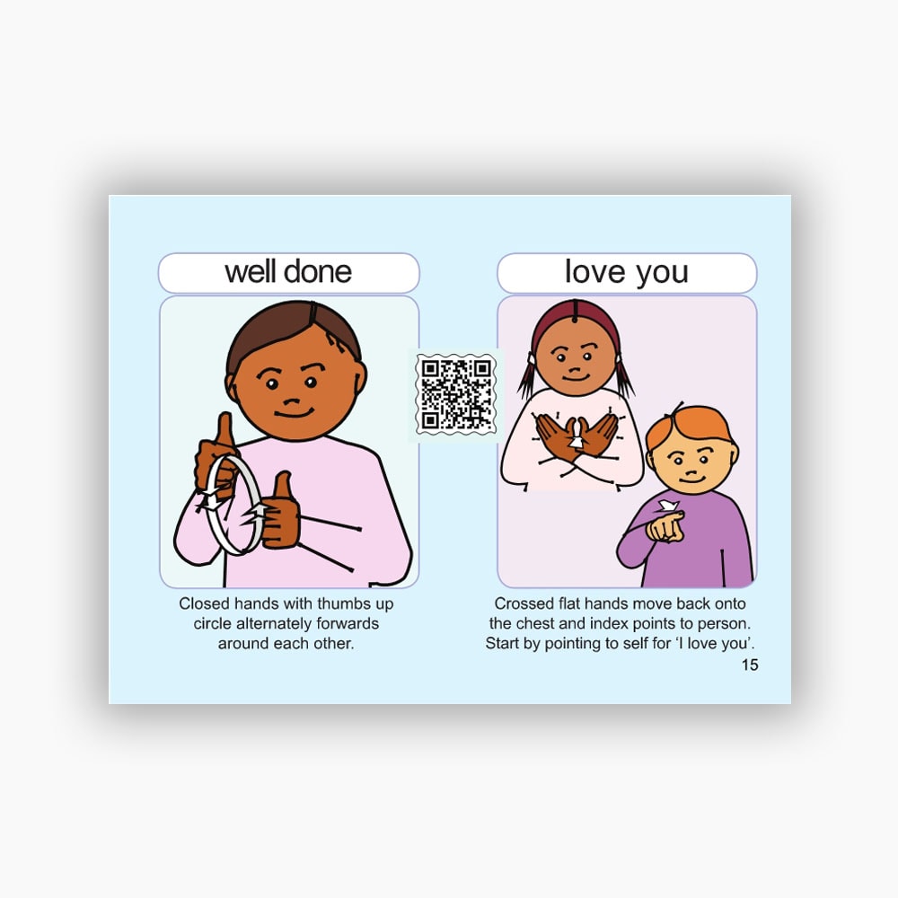 Bsl Baby Sign Link Book British Sign Language Vocabulary With Video Clips By Remark Deafbooks