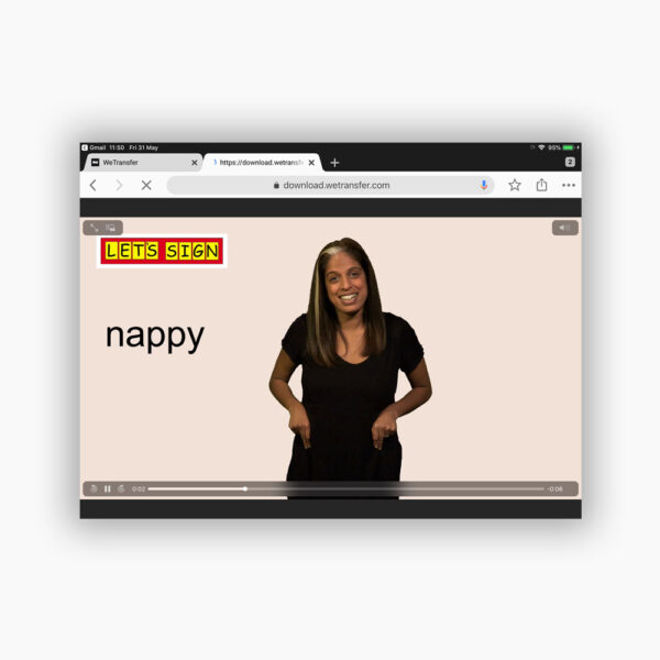 BSL BABY SIGN - LINK BOOK: British Sign Language Vocabulary with video ...