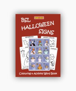 Let's Sign BSL - Halloween Signs Colouring Book