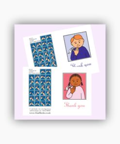 Let's Sign BSL - Thank You Cards (Bulk Buy Option)