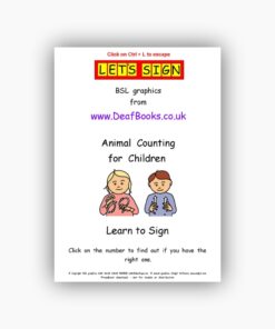 Let's Sign BSL - Animal Counting Quiz (PDF)