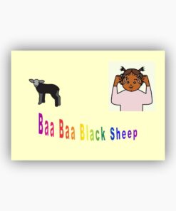 Let's Sign BSL - Baa Baa Black Sheep (PPS)