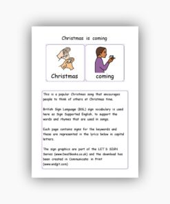 Let's Sign BSL - Christmas is Coming (PDF)
