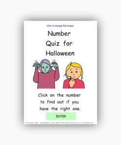 Let's Sign BSL - Halloween Number Quiz (PDF)