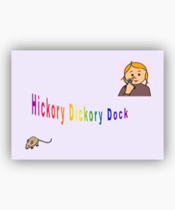 Let's Sign BSL - Hickory Dickory Dock (PDF)
