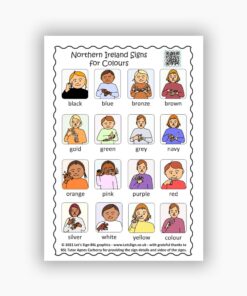 N Ireland Regional BSL Signs for Colour