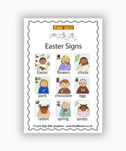 BSL EASTER Sign Vocabulary Activity Book pdf