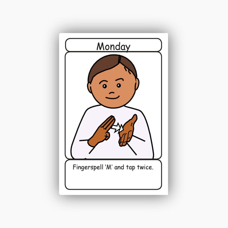 BSL DAYS OF THE WEEK INTERACTIVE PDF - DeafBooks