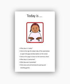 BSL DAYS OF THE WEEK INTERACTIVE PDF
