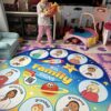 Circular BSL Playmat: FAMILY SIGNS